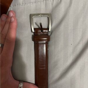 Brown Leather Women’s Coach Belt